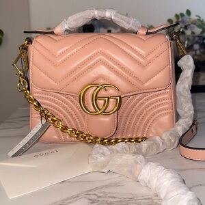 Gucci GG Marmont small top handle bag